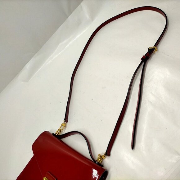 Louis Vuitton Red Patent Leather Hand Bag mon-541-091225 - Picture 4 of 12